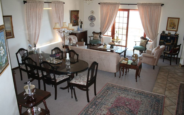 Overview of Dining area and Living area