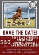  Pony Club Overberg Spring SHOW