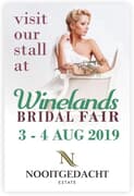 Winelands Bridal Fair | 3 & 4 August 2019