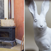 Hermanus - The White Rabbit Pub - Fireplace