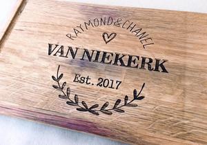 Personalised Oak Chopping Boards