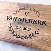 Personalised Oak Chopping Boards 
