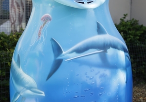 Marine Dynamics Penguin heading off to the Hermanus Whale Festival