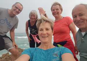 Beach Cleanup Day with our German Guests!