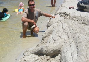 Krokodil op Uilkraalstrand