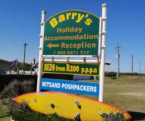 Thanking Barry's Accommodation & Clients in Witsand