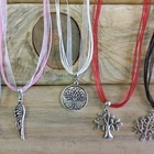 Ribbon Necklaces - Crafty Gifts & Decor - Pringle Bay Ribbon Necklaces - Crafty Gifts & Decor - Pringle Bay