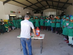 The Fire Busters Team Visited One Of Our Clients