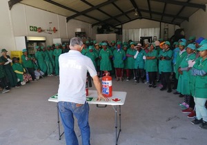 The Fire Busters Team Visited One Of Our Clients