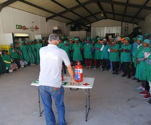 The Fire Busters Team Visited One Of Our Clients