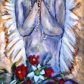 My Angel - Grateful, 50 x 120cm - Annelene (Lientjie) van der Colff - Xplorio™ Gansbaai