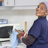 Hermanus - Butlers Holiday Home Managers - Kitchen  Cleaning