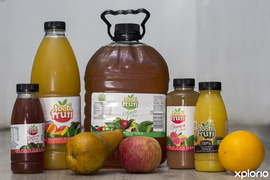 Refill Containers with Water or 100% Fruit Juice