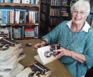 SD Fourie Signs Her Book 'Noorman'