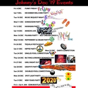 Johnny's December 2019 Events