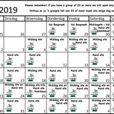 Lunch & Dinner December 2019 Calendar - De Vette Mossel Hermanus