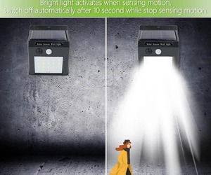 Solar Charged Exterior Lights