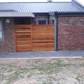 Garapa Wood Gate & Partition - Tip of Africa Creations - Agulhas/Struisbaai
