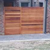 Garapa Wood Gate & Partition - Tip of Africa Creations - Agulhas/Struisbaai