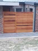 Garapa Wood Gate & Partition