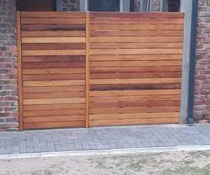 Garapa Wood Gate & Partition