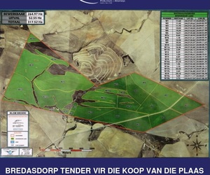 Bredasdorp Tender: Koop Van Die Plaas 'Water Schilpad Rivier