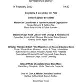 Valentine's Dinner - Benguela Accommodation - Gansbaai