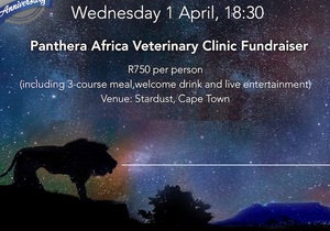 Panthera Africa Veterinary Clinic Fundraiser - 1 April 2020