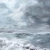 Gansbaai - Sea View Art Centre - Stormy Sea Franskraal