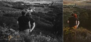 Mountain top engagement shoot 