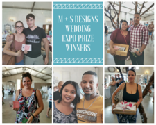 M+S Designs Wedding Expo Prize Winners