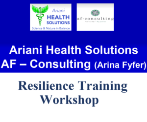 CANCELLED: 26 March 2020: Resilience Training Workshop