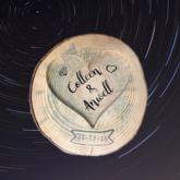 Colleen & Anwell's Wedding Ring Holder - M + S Designs - Gansbaai