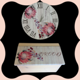 Jackie's Bread Box & Clock - M + S Designs - Gansbaai