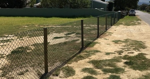 Diamond Mesh Fence Installation in Stanford