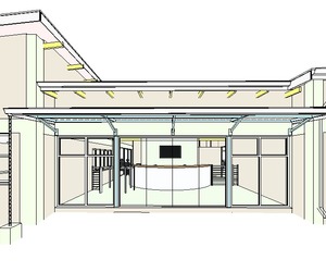 Architectural Images of the New Gym