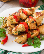Recipe: Greek-Style Chicken Kebabs