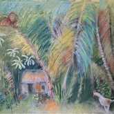 Seychelles - Pastel and Charcoal - Sara Abbott Studio - Stanford