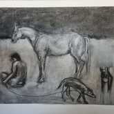 Charcoal Drawing - Sara Abbott Studio - Stanford