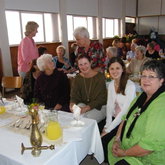 Dames kuier gesellig saam