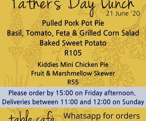 Father's Day Lunch - 21 June 2020