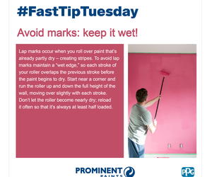 #FastTipTuesday - Avoid Marks: Keep It Wet!