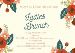 Ladies Brunch - 12 August 2020