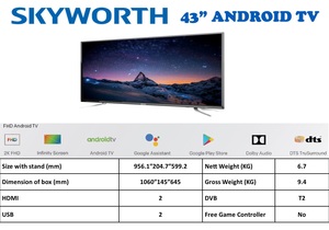 Skyworth and Sinotec TVs