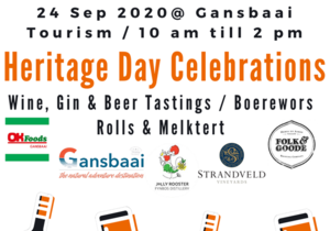 Gansbaai Tourism is celebrating Heritage Day!