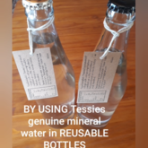Tessies Genuine Mineral Water in Reusable Bottles - La Pentola - Hermanus