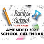 Amended 2021 School Calendar