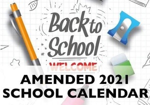 Amended 2021 School Calendar