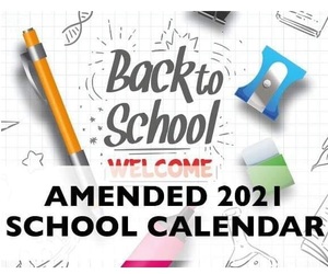 Amended 2021 School Calendar