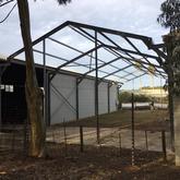 Construction between two existing buildings - MBC Herstelwerke - Bredasdorp